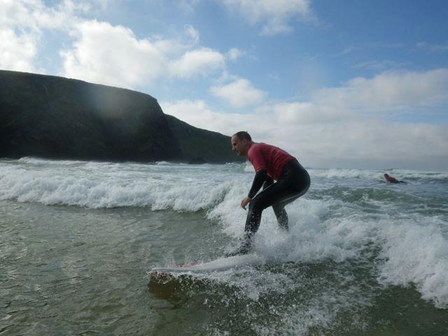 Riding a wave